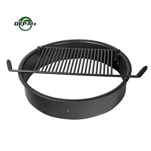 Outdoor Furniture 32 Inches Steel Round Camping Cooking Fire Pit Rings Price