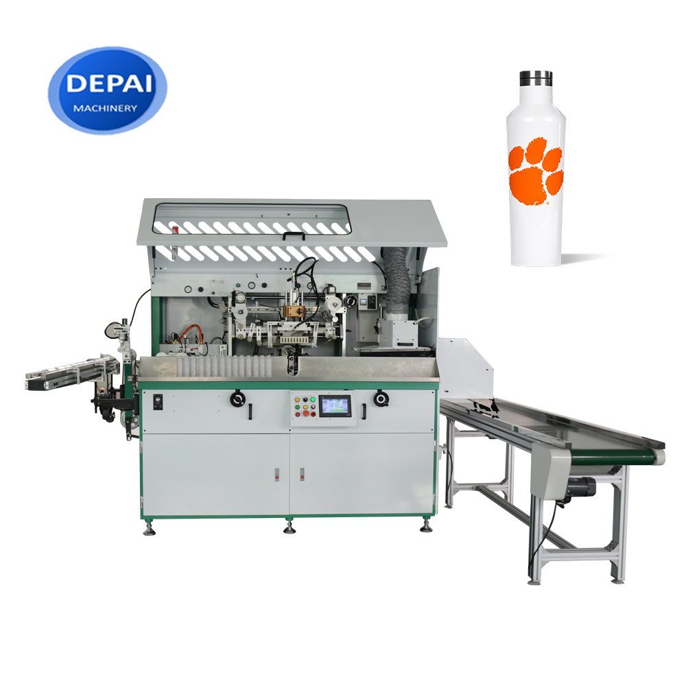 High quality semi automatic glass bottle screen printing machine on sale