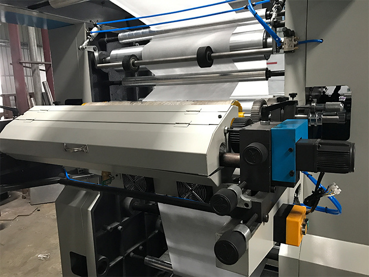 Automatic flexographic printing machine for bag multifunction printing