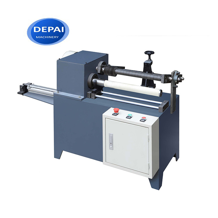 Semi automatic Small and popular used 3 inch 1.5 inch label paper core pipe tube cutter cutting machine