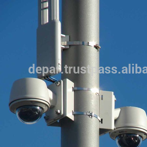 20m Polygonal High Mast Surveillance Pole CCTV - Hot Dip Galvanized High Mast Lamp Column - High Mast Lamp Post LED Flood Light