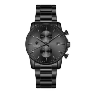 WWOOR Men's watch trend steel band Advanced Men's watch simple quartz waterproof men's Watch