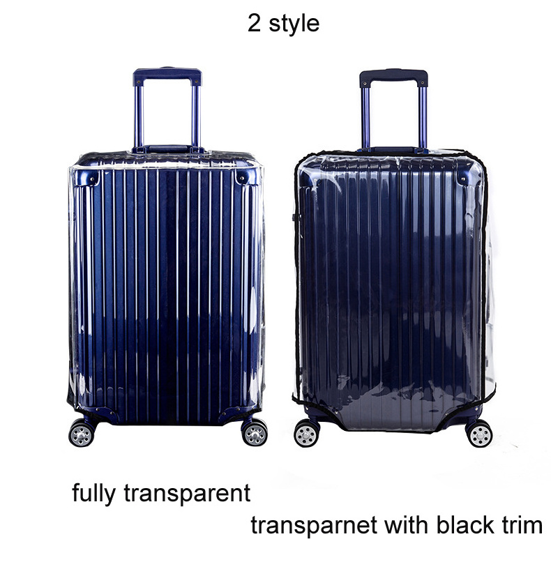 PVC transparent non-removable universal ultra-permeable case cover protective cover dustproof waterproof trolley case suitcase