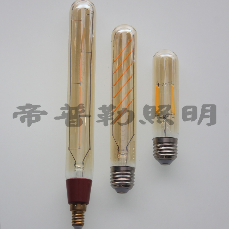 DC 3V 6V G40 E12 E14 0.5W 1W Warm white vintage LED filament bulbs