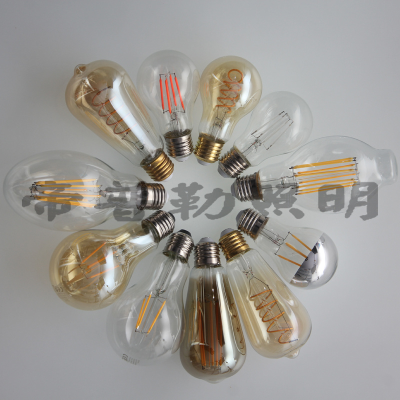 E10 base mini candle led bulbs clear frosted glass 1w 2w 2.5w 110V 220V warm white 2200K 2700K