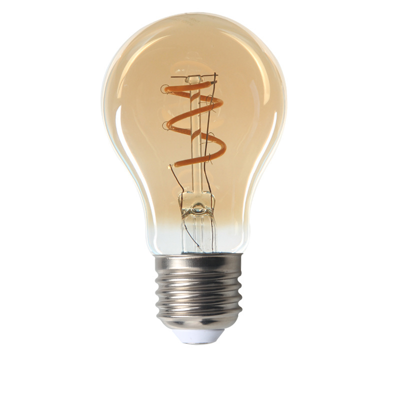 Flexible LED vintage edison 220v E27 A60 soft 4w filament led bulb