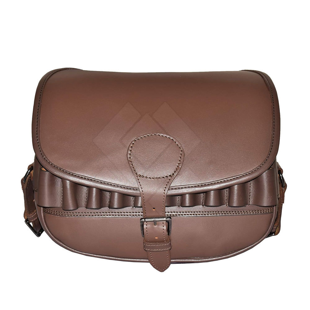 Custom Design Leather Made Cartridge Hunting Bags Top Quality Unique Style Cartridge Hunting Bags