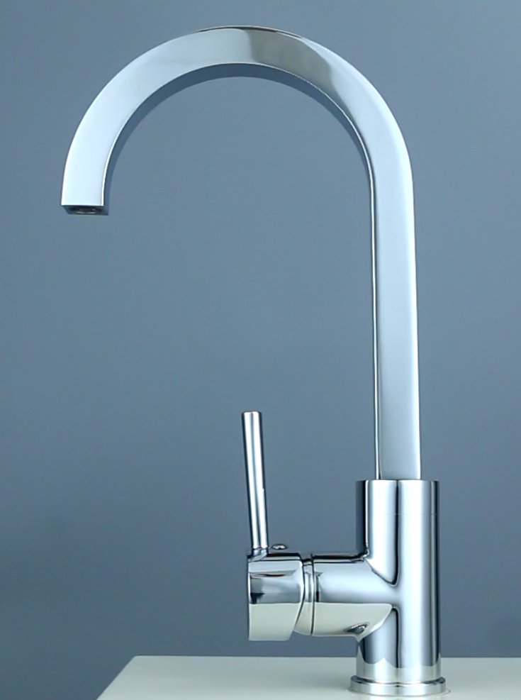 Contemporary design water faucet matte black kitchen faucet