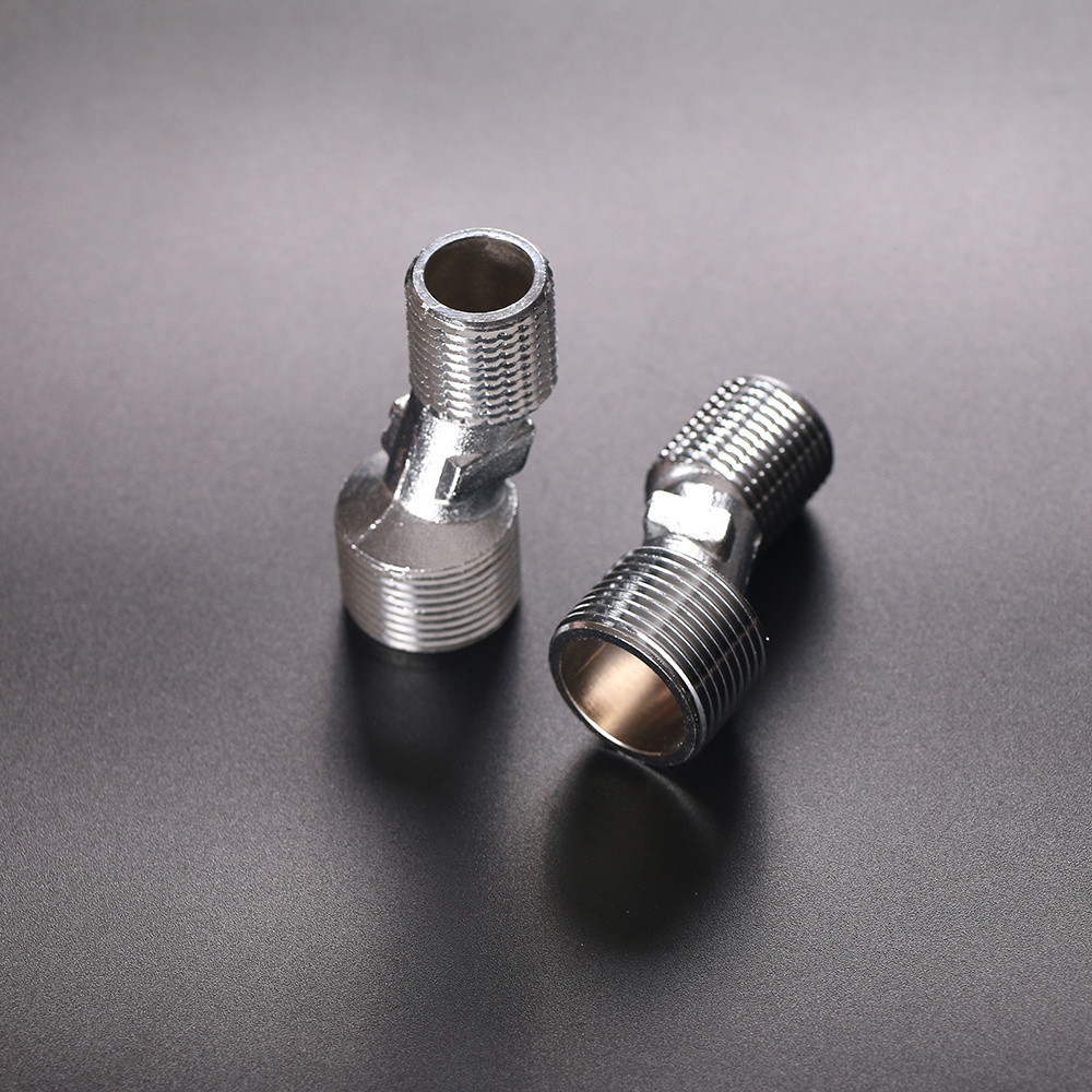 China mixer faucet fittings spare parts factory cartridge elbow eccentric screw thread connector nut