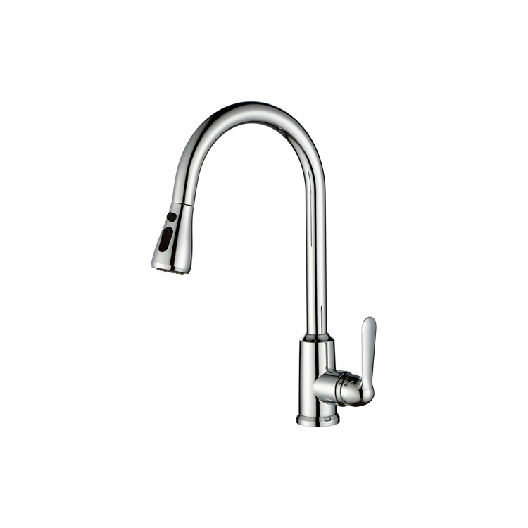 Brass Kitchen Faucet Hot Sale Brass Kitchen Faucet Pull Out Single Handle Mixer