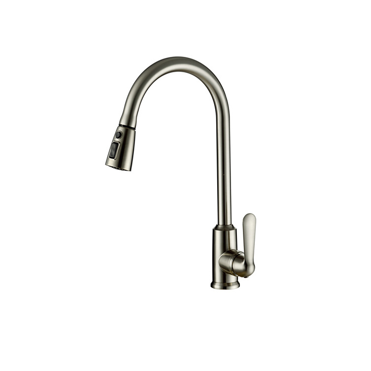 Brass Kitchen Faucet Hot Sale Brass Kitchen Faucet Pull Out Single Handle Mixer