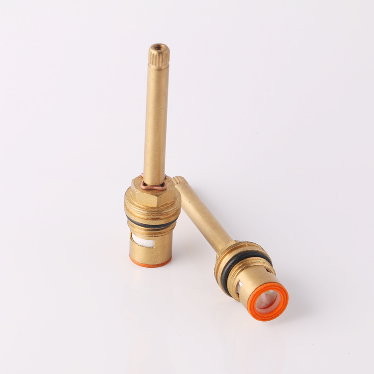 Quick open brass faucet ceramic disc cartridge