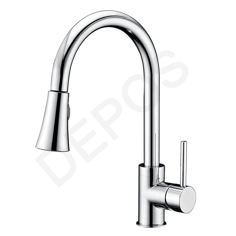 Single lever brass kitchen faucet grifo de cocina pull down faucet