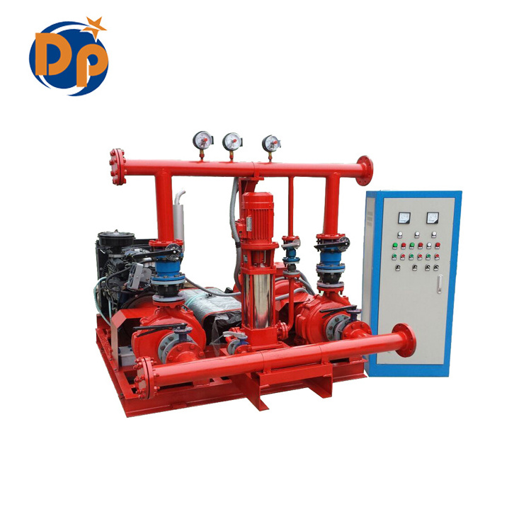 Electric High Pressure 500gpm Diesel Hydrant Fire Pump Set