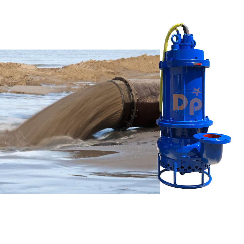 Submersible Pump Sand Mining Dredger for Sludge cleaning vertical dredging slurry pump