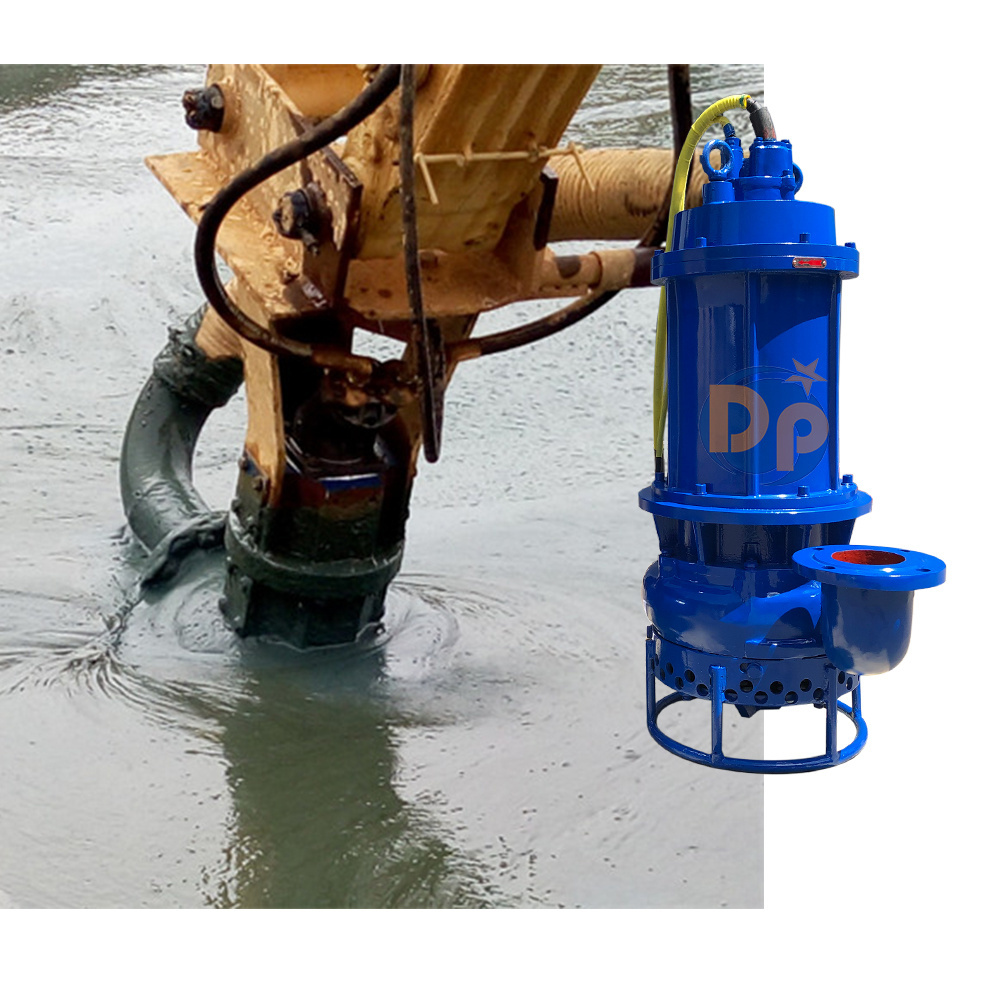 Submersible Pump Sand Mining Dredger for Sludge cleaning vertical dredging slurry pump