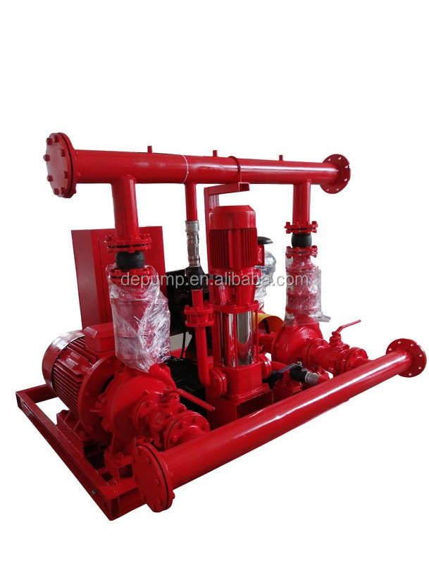 Electric High Pressure 500gpm Diesel Hydrant Fire Pump Set