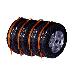 Waterproof Seasonal Wheel Cover Spare Tire Cover for Rain Sun Dust Car Trunk Accessory Custom Logo