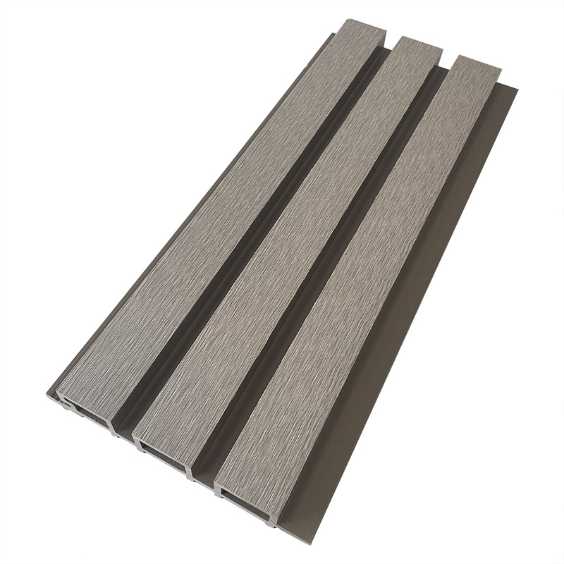 outdoor 3d  slat Decorative wood plastic composite Wall cladding waterproof wpc exterior wall panel fence board