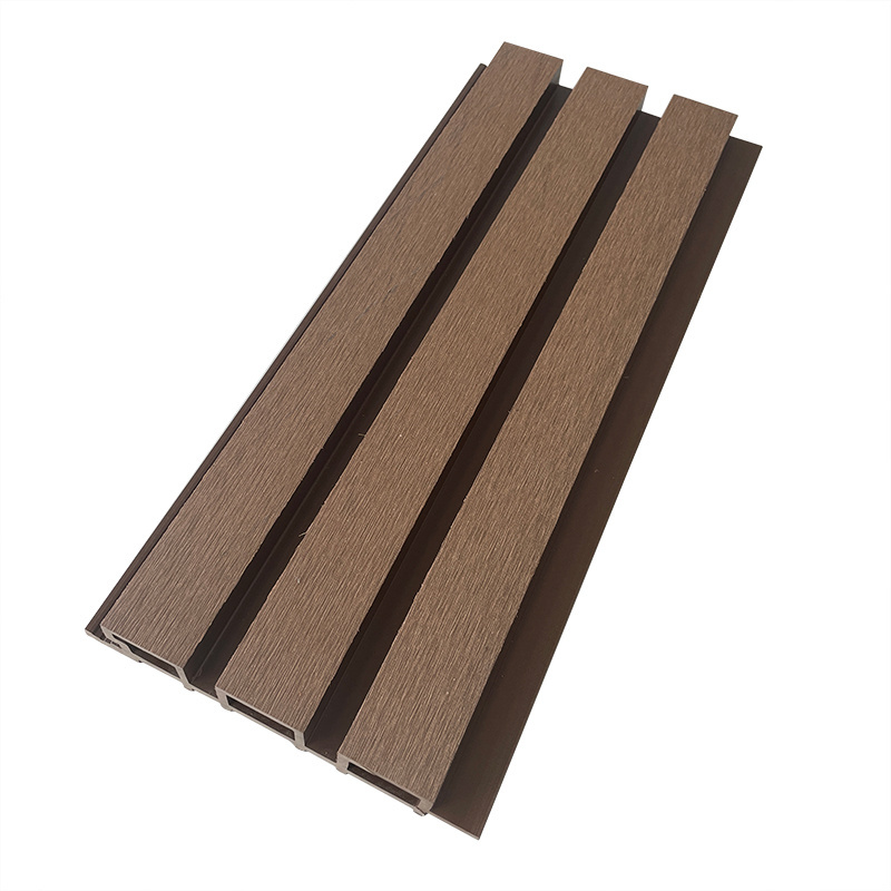 outdoor 3d  slat Decorative wood plastic composite Wall cladding waterproof wpc exterior wall panel fence board