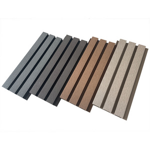 outdoor 3d  slat Decorative wood plastic composite Wall cladding waterproof wpc exterior wall panel fence board