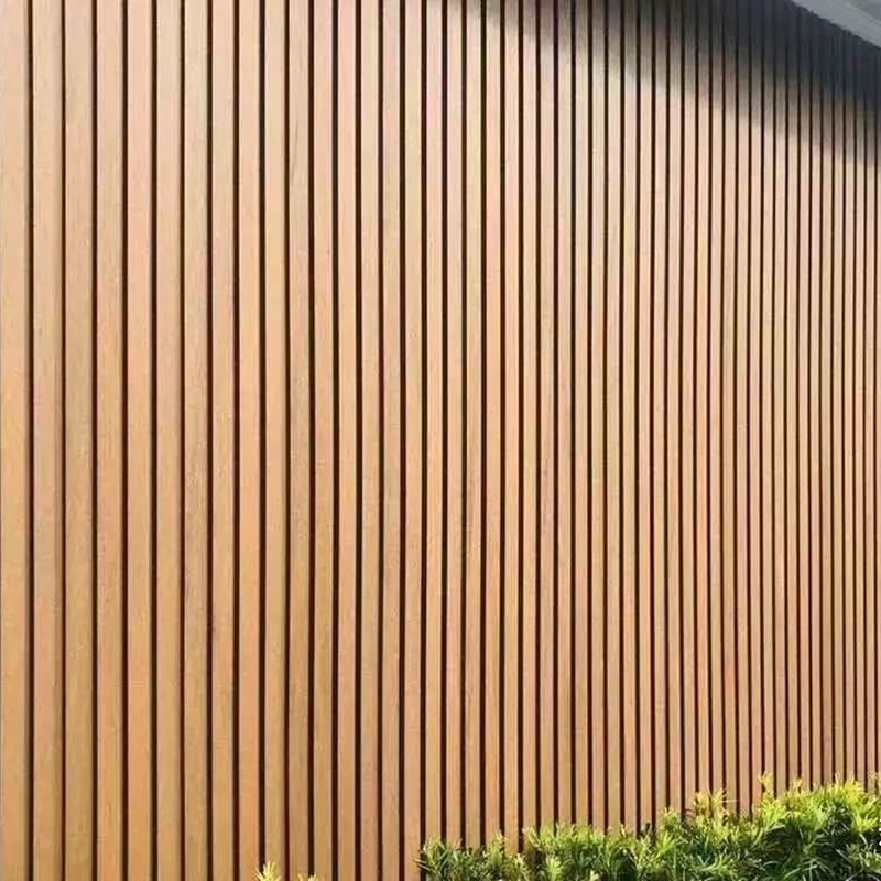 Factory Direct Sale Natural Antisepsis 3d embossing Wpc wooden slat wall panels for walls