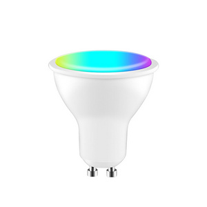 WiFi Intelligent LED Bulb Doodle Lamp Cup GU10 RGBCW Dimming Color Mobile Phone App Remote Control E27 Base AC Power Smart Bulbs