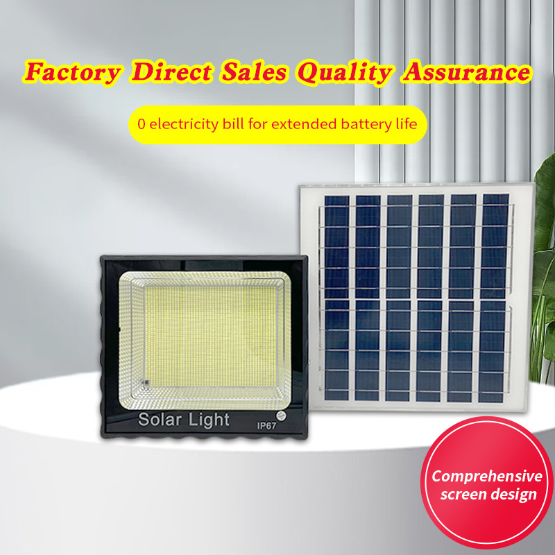 Super bright energy saving outdoor solar light Waterproof  IP65 10w 20w 30w 50w 100w 200w  LED Solar backyard lights