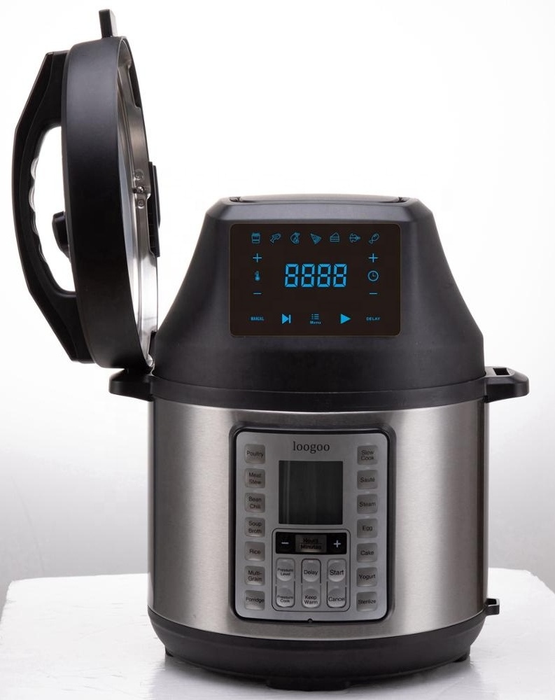 2 IN 1 PRESSURE COOKER AIR FRYER