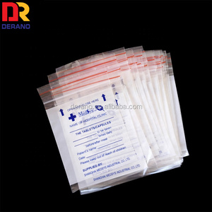 LDPE plastic small size medicine bag drug packing airtight dispensing envelopes plastic ziplock pill bag