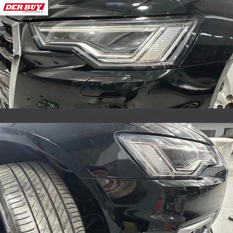 Body kit For Audi a6 c7 facelift to C8 PA 2023+ sport body kit with headlight taillight hood fender