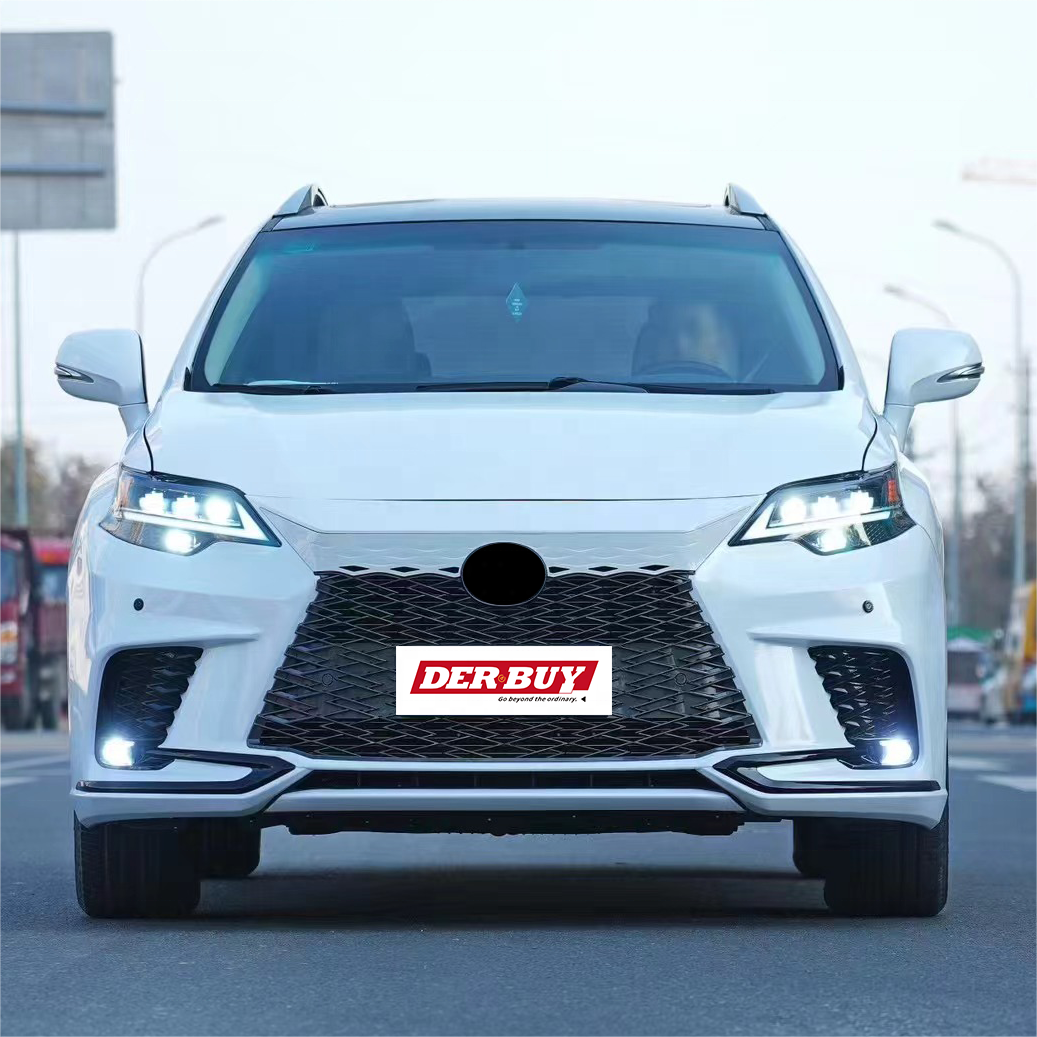 For Body kit for Lexus RX350 2009-2015 change to 2021 new style include front rear bumper with grille and headlight taillight