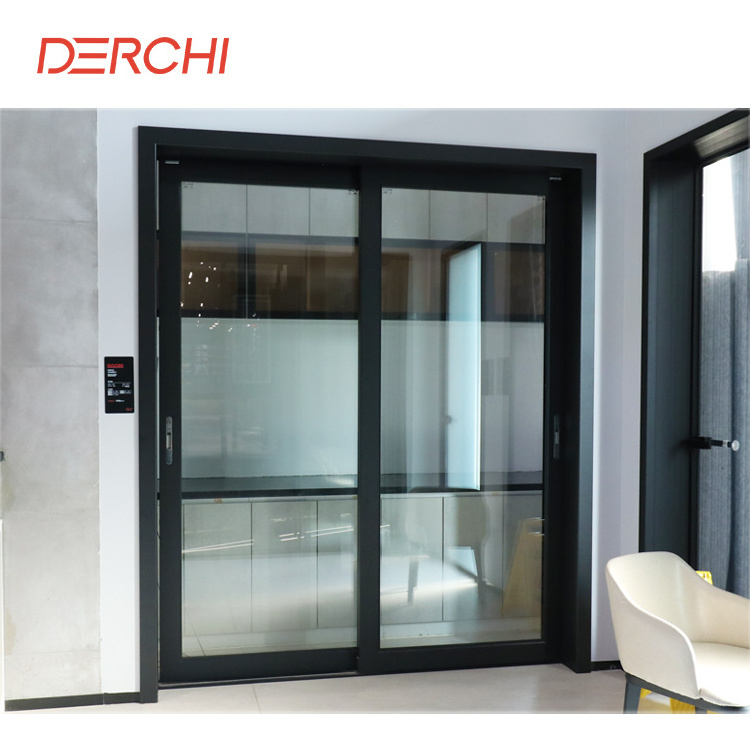 Modern narrow frame design patio balcony lifting and sliding door exterior aluminium glass sliding door