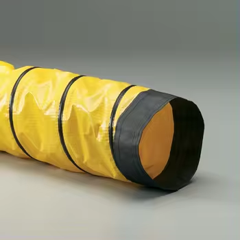 PVC Tarpaulin Windproof Flame Resistant Ventilation Duct Fabric Air Duct Lay Flat Flexible For Telescopic