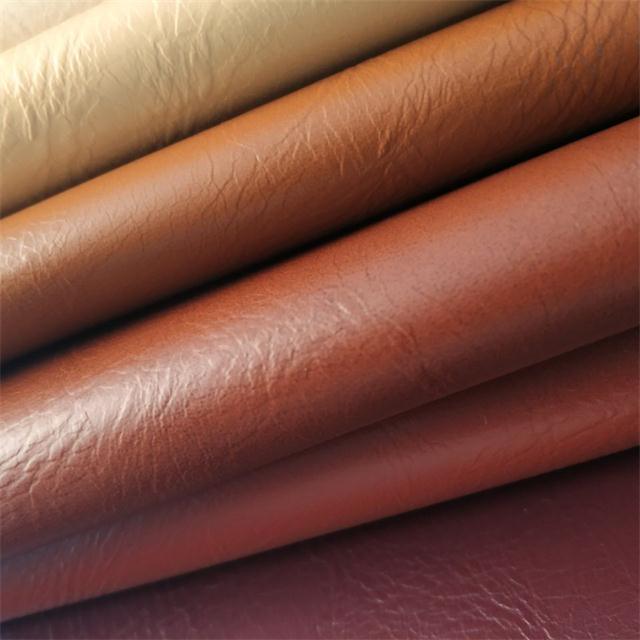 DERFLEX PVC artificial leather PU synthetic leather faux leather factory for bag sofa car