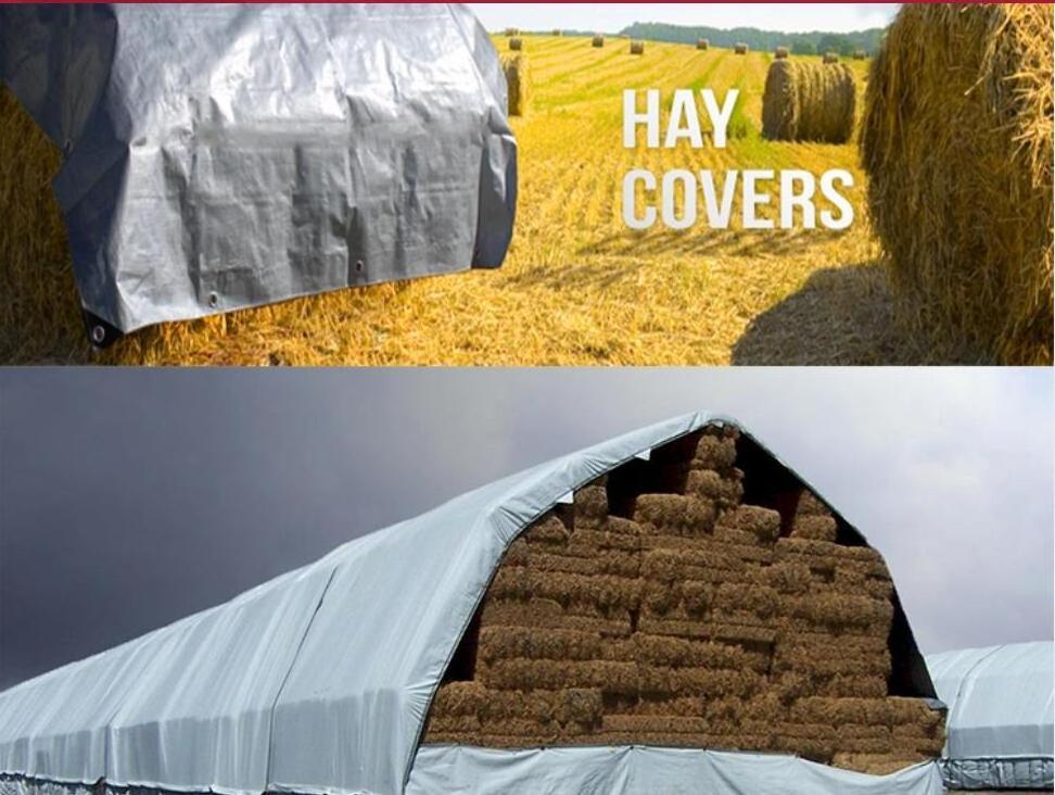 China supplier PVC Heavy Duty Farm Hay Tarp, hay covers