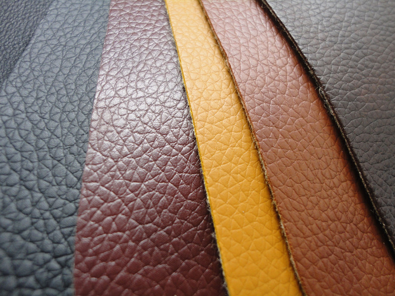 DERFLEX PVC artificial leather PU synthetic leather faux leather factory for bag sofa car