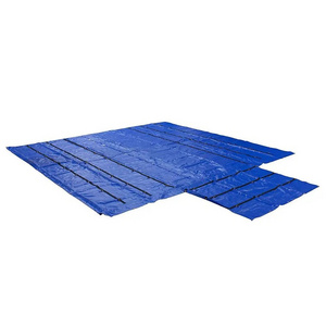 China Durable High Quality Truck Flatbed Trailer Tarps Combination Lumber PVC Tarp Air Bag Lumber Tarp