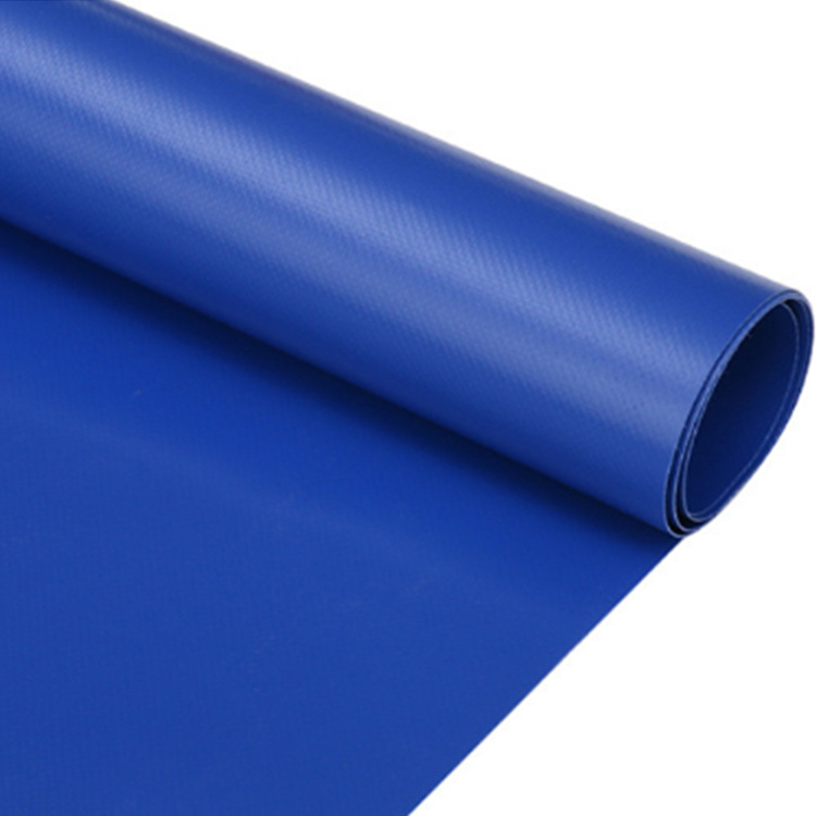 Tarpaulin For Cover Industrial Fabric Wholesale Waterproof Woven 100% Polyester Plain Coated Plain Material Roll