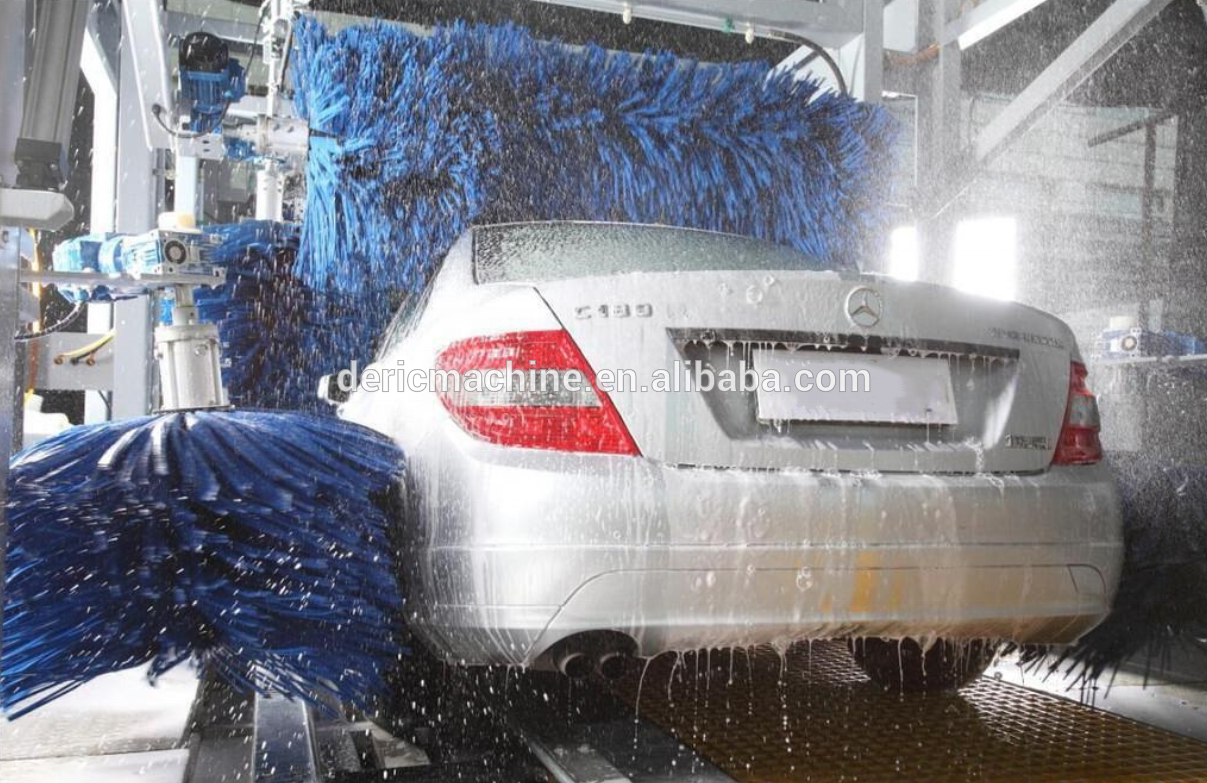 Carwash Machine Automatic Car Wash with 5/7/ 9 brushes Rollover type Brush