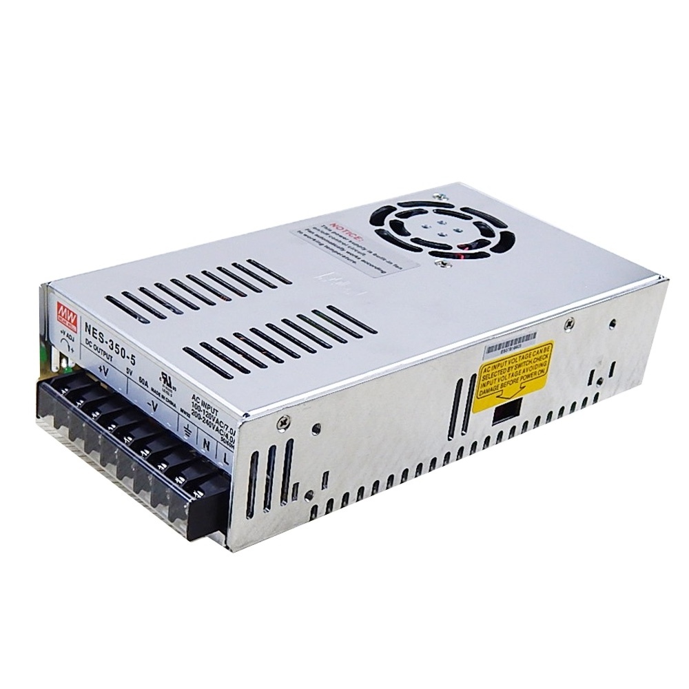 MEAN WELL 300W 5Vdc 60A LED screen power supply NES-350-5