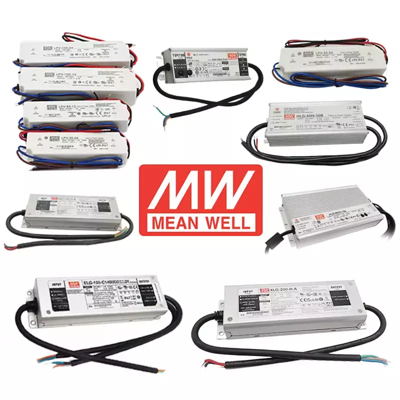 1W-10KW MEAN WELL SMPS 100W 150W 200W power supply CCTV switching power supply Meanwell 5V/12V/24/36V/48V for Led Strip Light