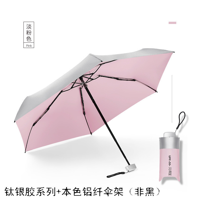 Mini beach sunblock Umbrella UV protection umbrella with logo for the rain