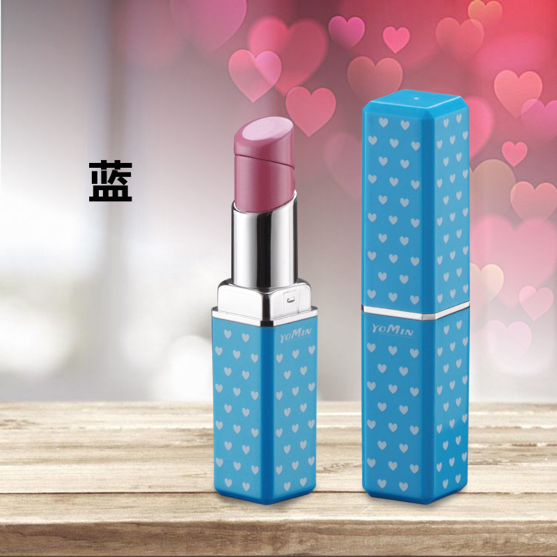 OEM/ODM Convenient White Blue Personality Girls Fashion Lipstick Lighter Creative Inflatable Open Flame Lighters