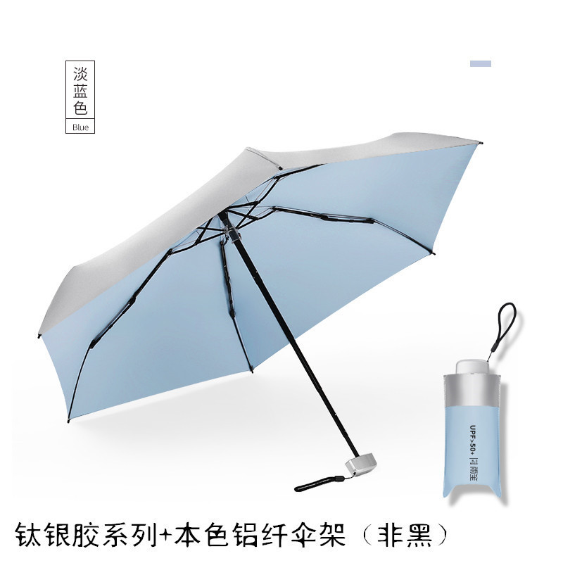 2023 new Mini sunblock Umbrella UV protection umbrella for the rain