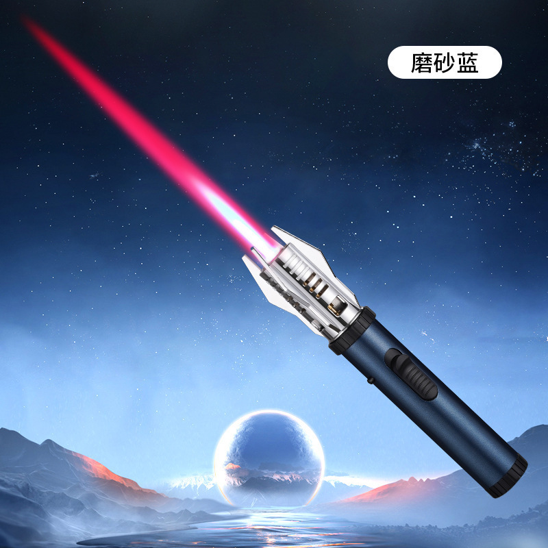 Wholesale lightsaber lighter metal windproof spray torch