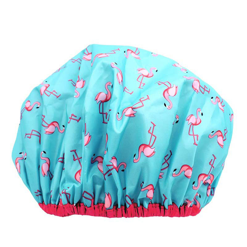 Wholesale custom bath cap extra large shower cap women waterproof girl shower cap