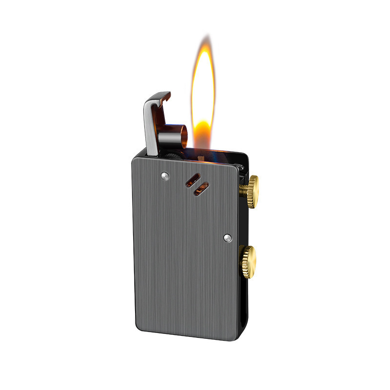 Wholesale classic retro lighter vintage kerosene lighter with hidden knife