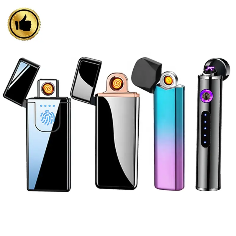 Wholesale electric lighter usb rechargeable slim electric cigarette lighter