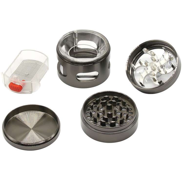 Hot sale wholesale commercial custom herb grinder manual metal smoke grinder